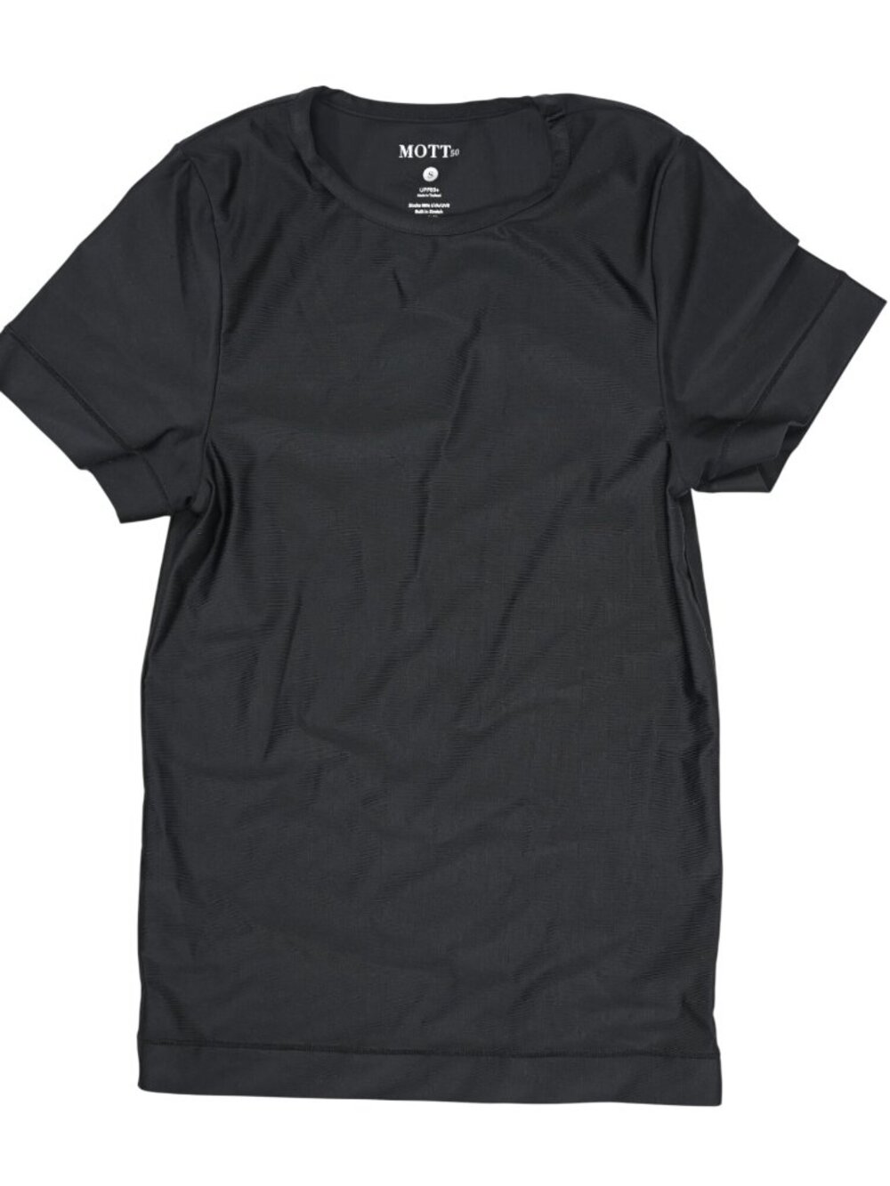 Coolibar Mott50 Short Sleeve UPF 50+ Shirt in Black